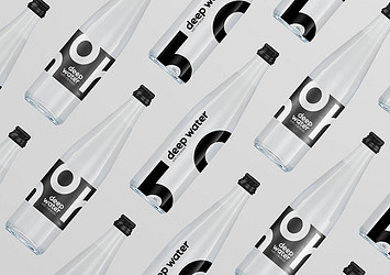 Glass Bottle Mockup Designs