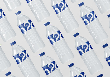 Plastic Bottle Branding Mockups