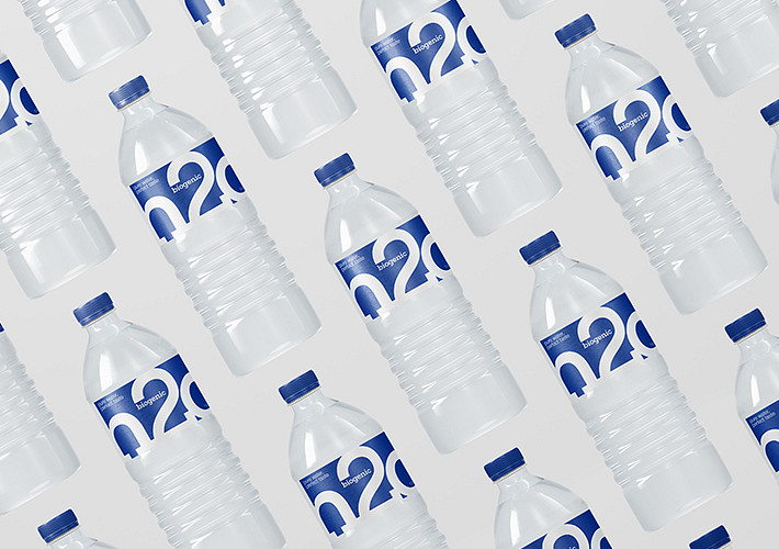 Plastic Bottle Branding Mockups