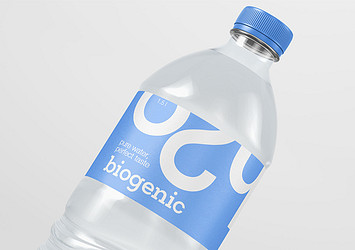 Plastic Bottle Branding Mockups