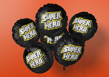 Birthday Balloon Mockups