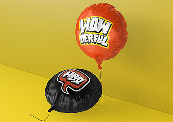 Birthday Balloon Mockups