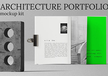 Architecture Portfolio Mockup Kit