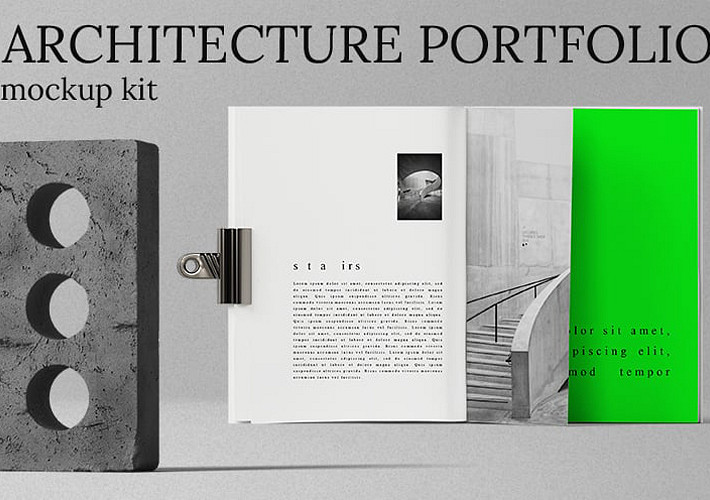 Architecture Portfolio Mockup Kit