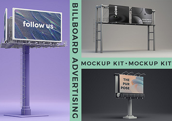 Billboard Advertising Mockup Kit