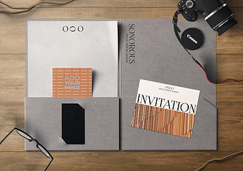 Business Folder Mockup Kit
