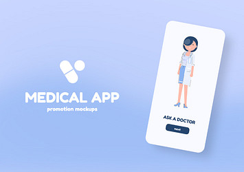 Medical App Promotion Mockups