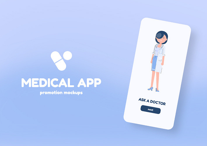 Medical App Promotion Mockups