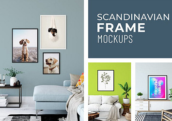 Scandinavian Frame Mockups