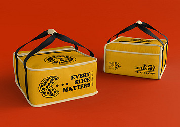 Pizza Delivery Bag Mockups