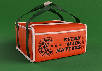 Pizza Delivery Bag Mockups