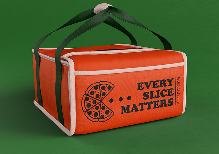 Pizza Delivery Bag Mockups