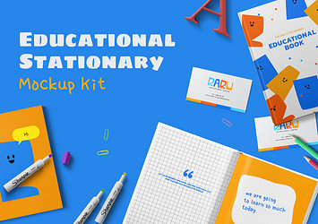 Education Center Branding Mockups