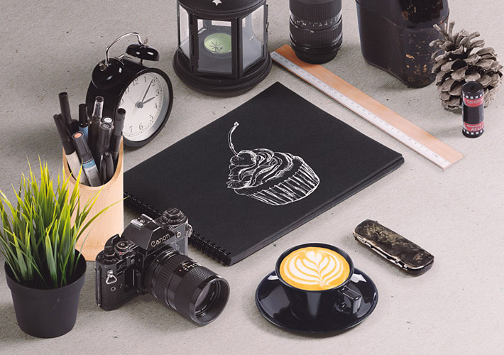 Isometric Art Desk Design Pack