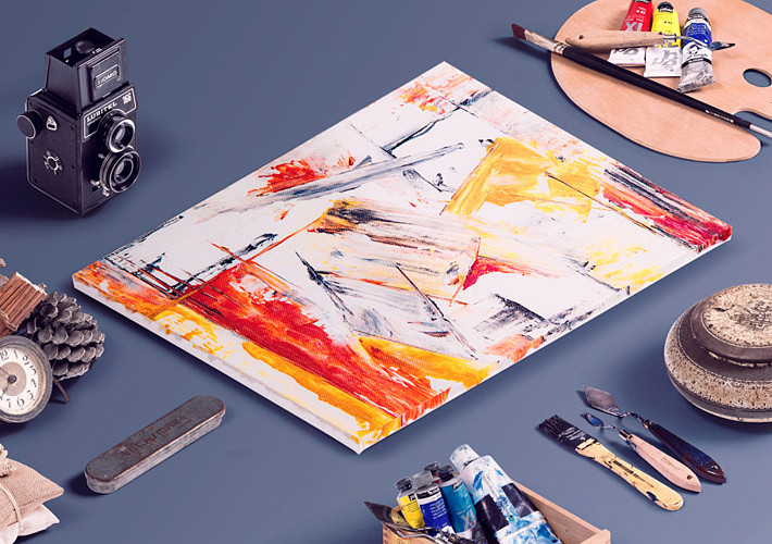 Isometric Art Desk Design Pack