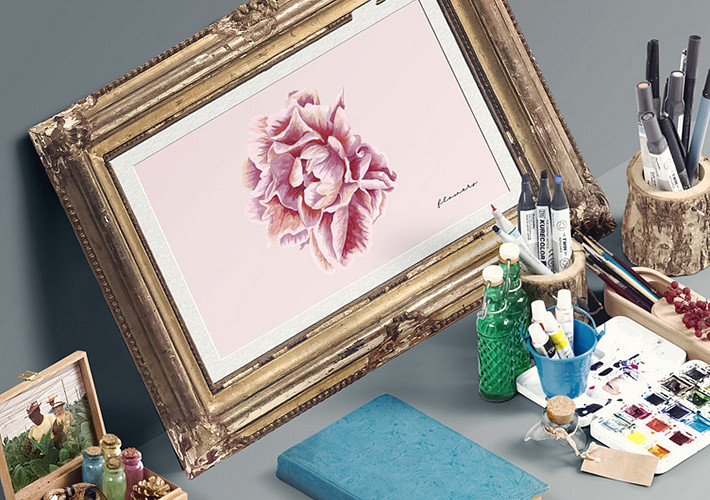 Isometric Art Desk Design Pack