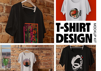 T-shirt Design Mockup Kit