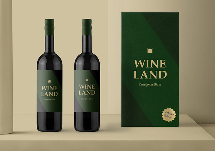 Red Wine Mockup Kit
