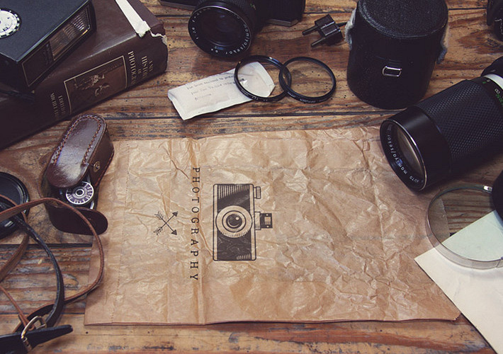 Vintage Art Desk Mockups