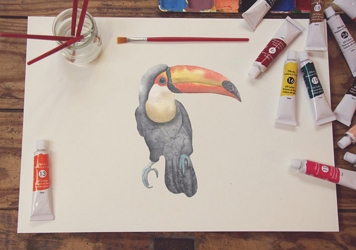 Vintage Art Desk Mockups