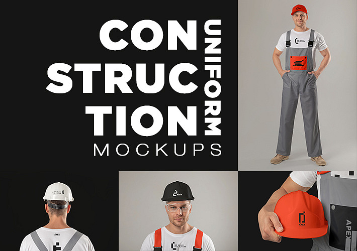 Construction Uniform Mockups