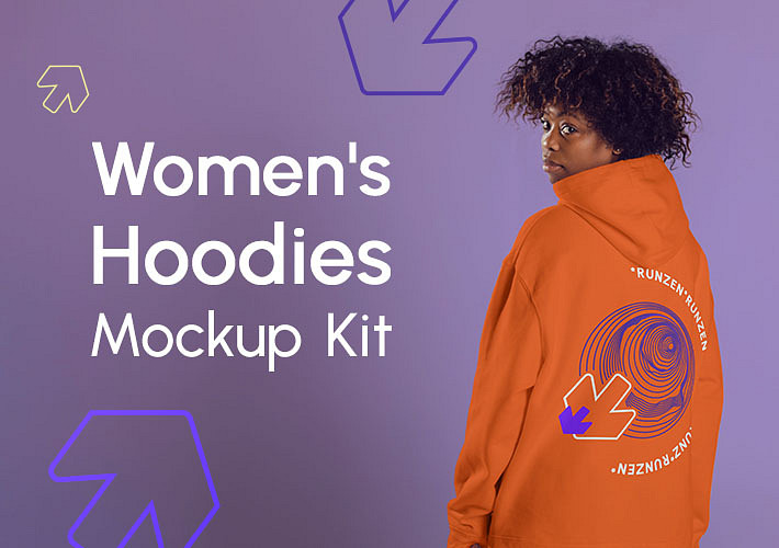 Women's Hoodies Mockup Kit