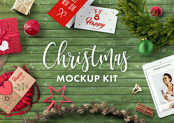 Christmas Mockup Kit