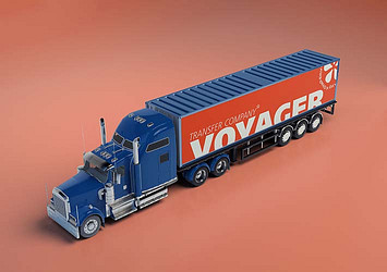 Logistics Company Car Mockups