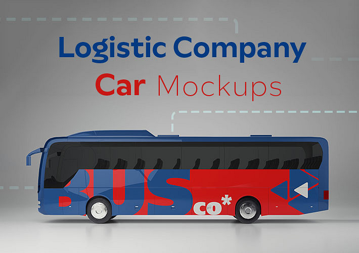 Logistics Company Car Mockups