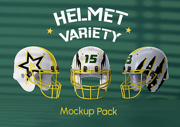 Helmet Variety Mockup Pack