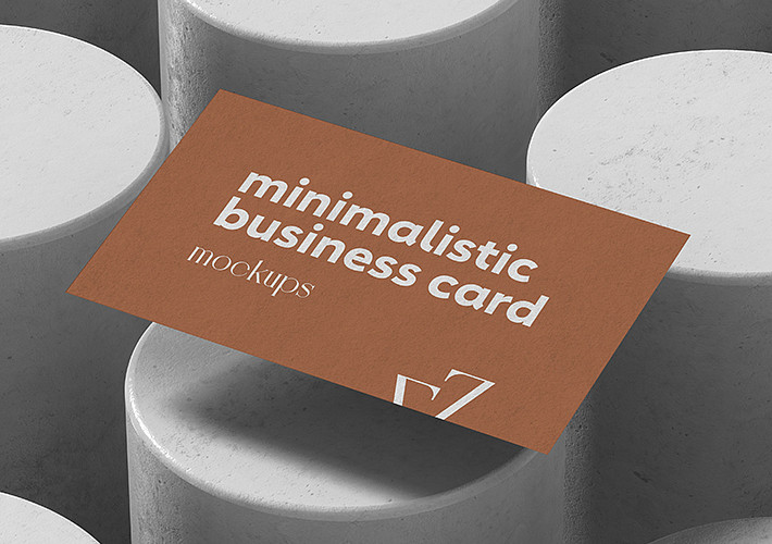 Minimalistic Business Card Mockups