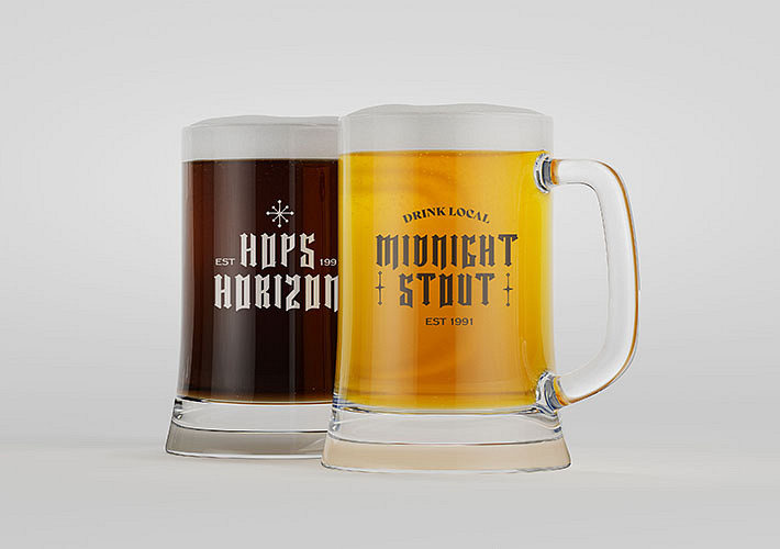Beer Glass Mockup Collection