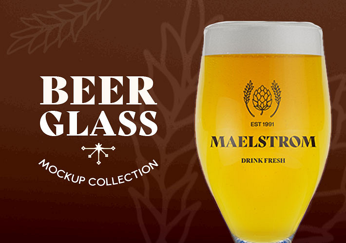 Beer Glass Mockup Collection