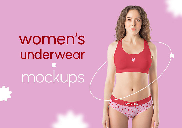 Women's Underwear Mockups