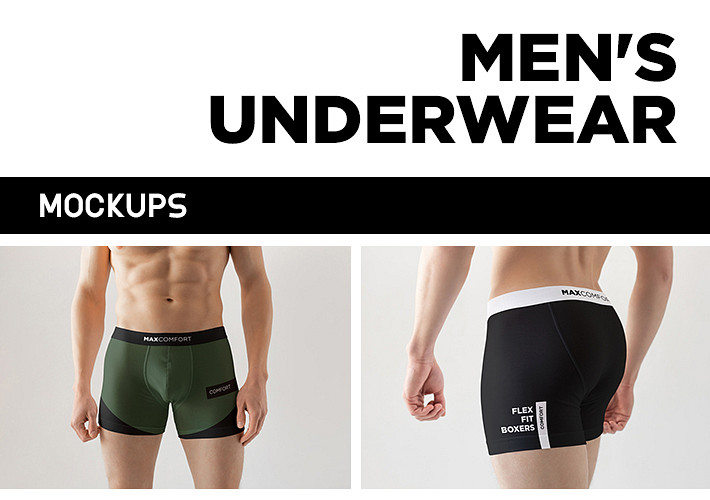 Men's Underwear Mockups