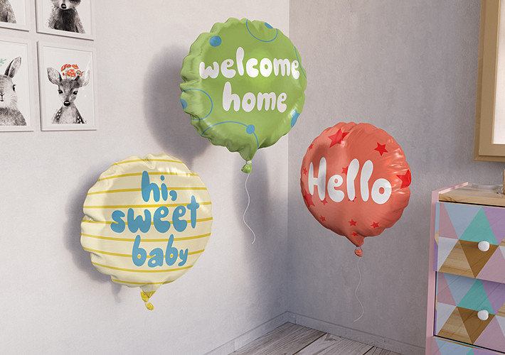 Festive Balloon Mockups