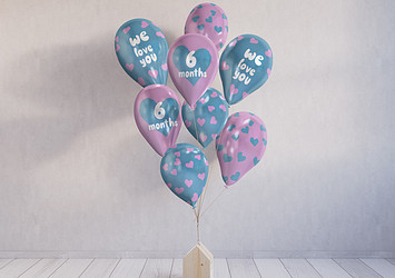 Festive Balloon Mockups