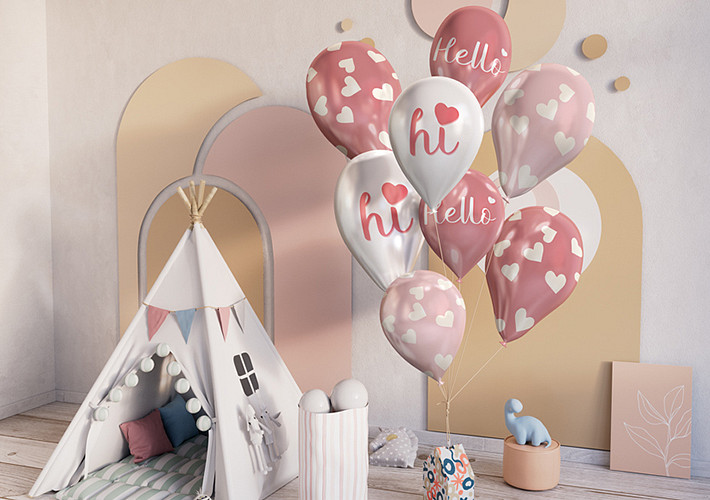Festive Balloon Mockups