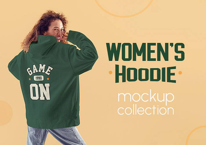 Women's Hoodie Mockup Collection