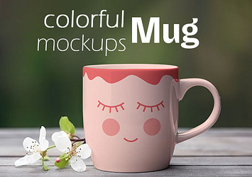 Colorful Mug Mockups
