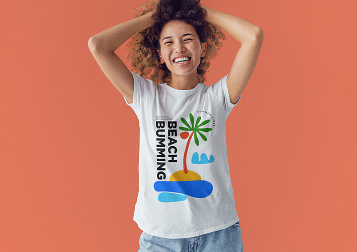 Women's Casual T-shirt Mockups