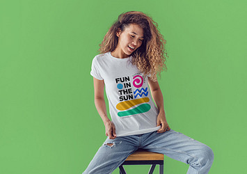 Women's Casual T-shirt Mockups