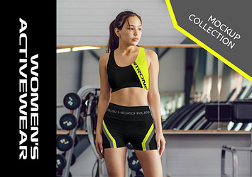 Women's Activewear Mockup Collection