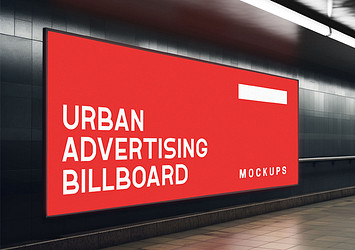 Urban Advertising Billboard Mockups