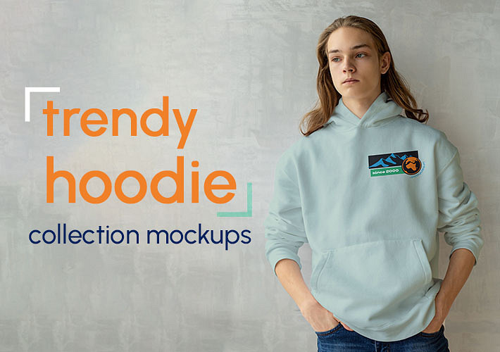 Trendy Hoodie Collection Mockups