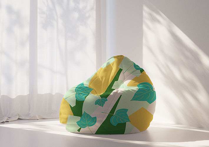 Vibrant Bean Bag Mockups