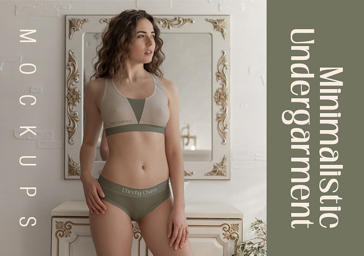Minimalistic Undergarment Mockups