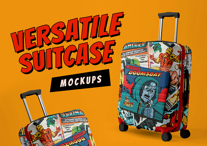 Versatile Suitcase Mockups