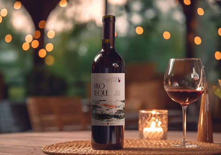 Premium Wine Bottle Mockups