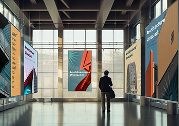 Exhibition Hall Banner Mockups